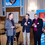 Fünf Männer: Andreas Kölln, Christian Sach (beide AG Handlungsplan), Dr. Hans-Friedrich Traulsen (Vorsitzender der SPD-Ratsfraktion), Thomas Bartels (AG Handlungsplan), Gerwin Stöcken (Stadtrat für Soziales, Wohnen und Gesundheit)