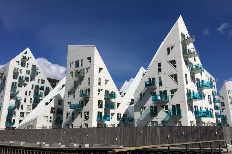 Neubauten in Aarhus, Dänemark