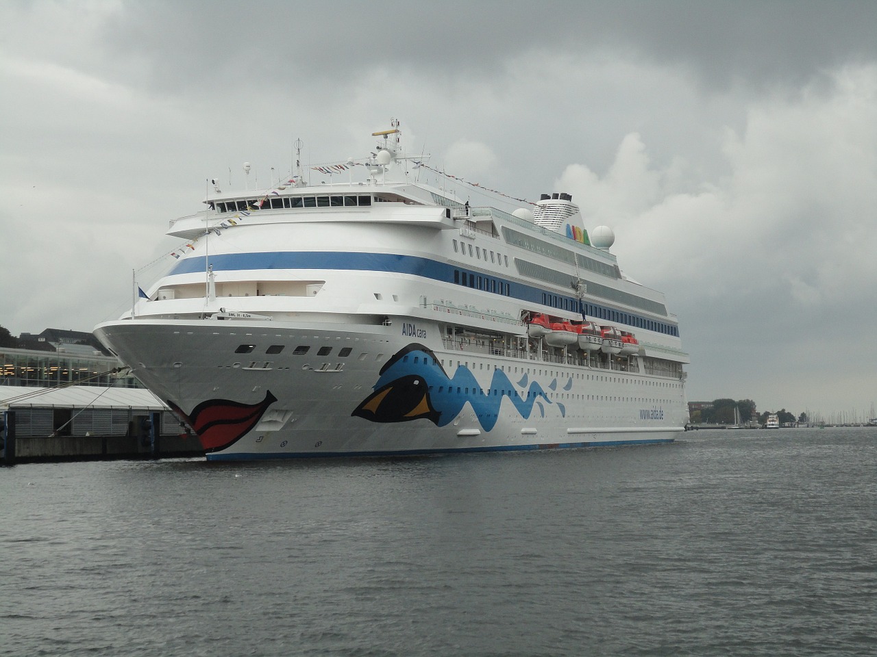 Kreuzfahrtschiff am Anleger