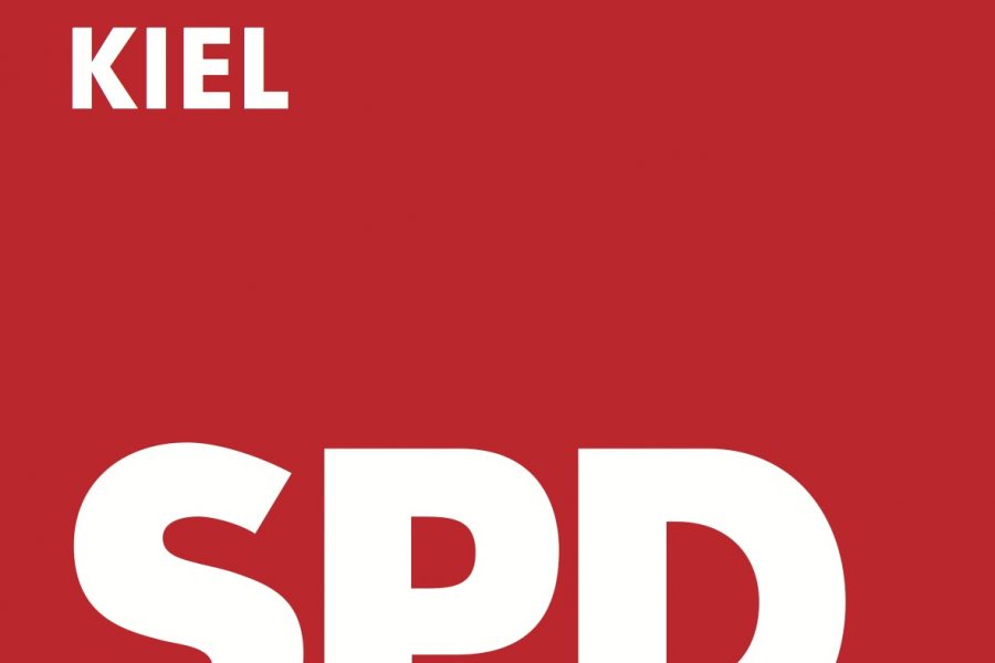 Logo Arbeitskreis Geschichte, rotes Logo, weiße Schrift