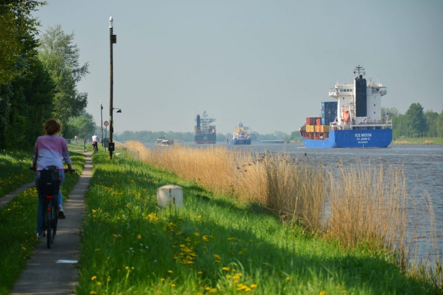 Radtour am Kanal