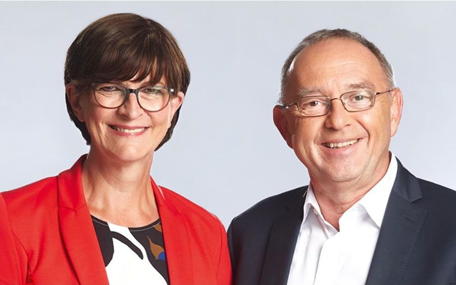 Saskia Esken und Norbert Walter-Borjans