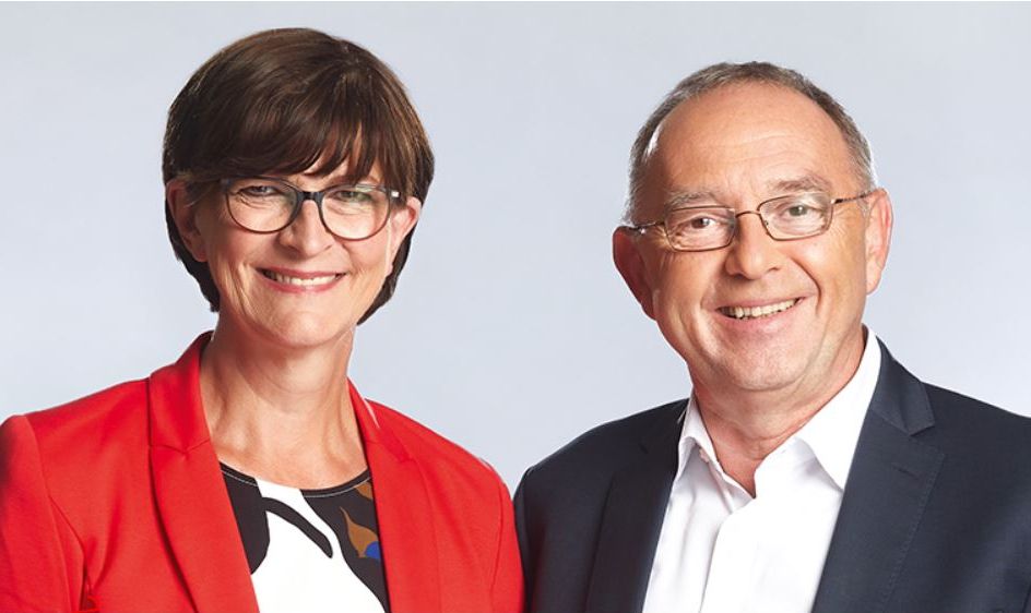 Saskia Esken und Norbert Walter-Borjans