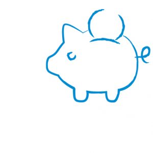 Ein Symbol für das Politikfeld Finanzen