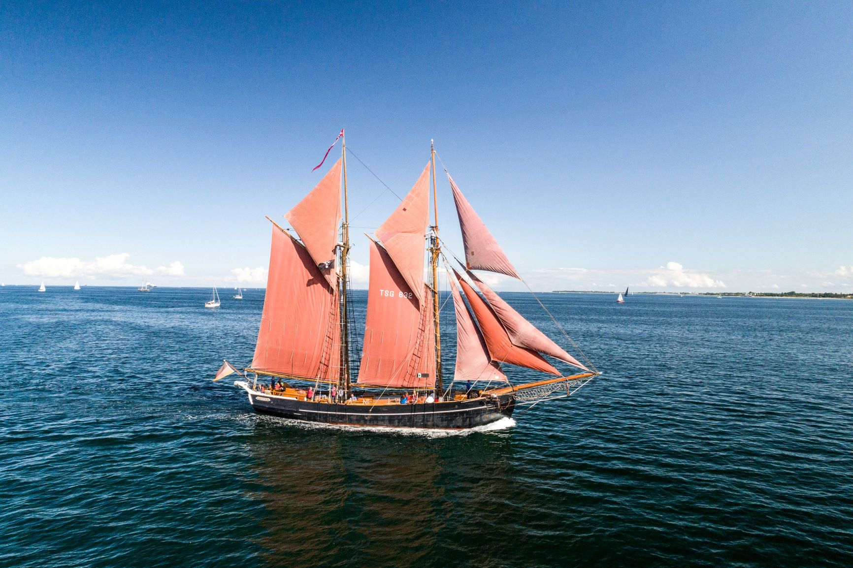 Traditionsschiff Zuversicht in Fahrt