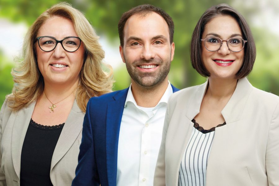 Özlem Ünsal, Benni Walczak, Serpil Midyatli