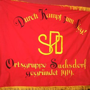 Traditionsfahne der SPD Suchsdorf