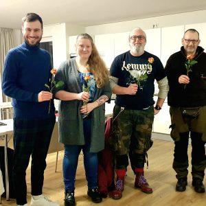 Özgürcan Baş, Katha Harder, Markus Wöller und Thomas Raabe