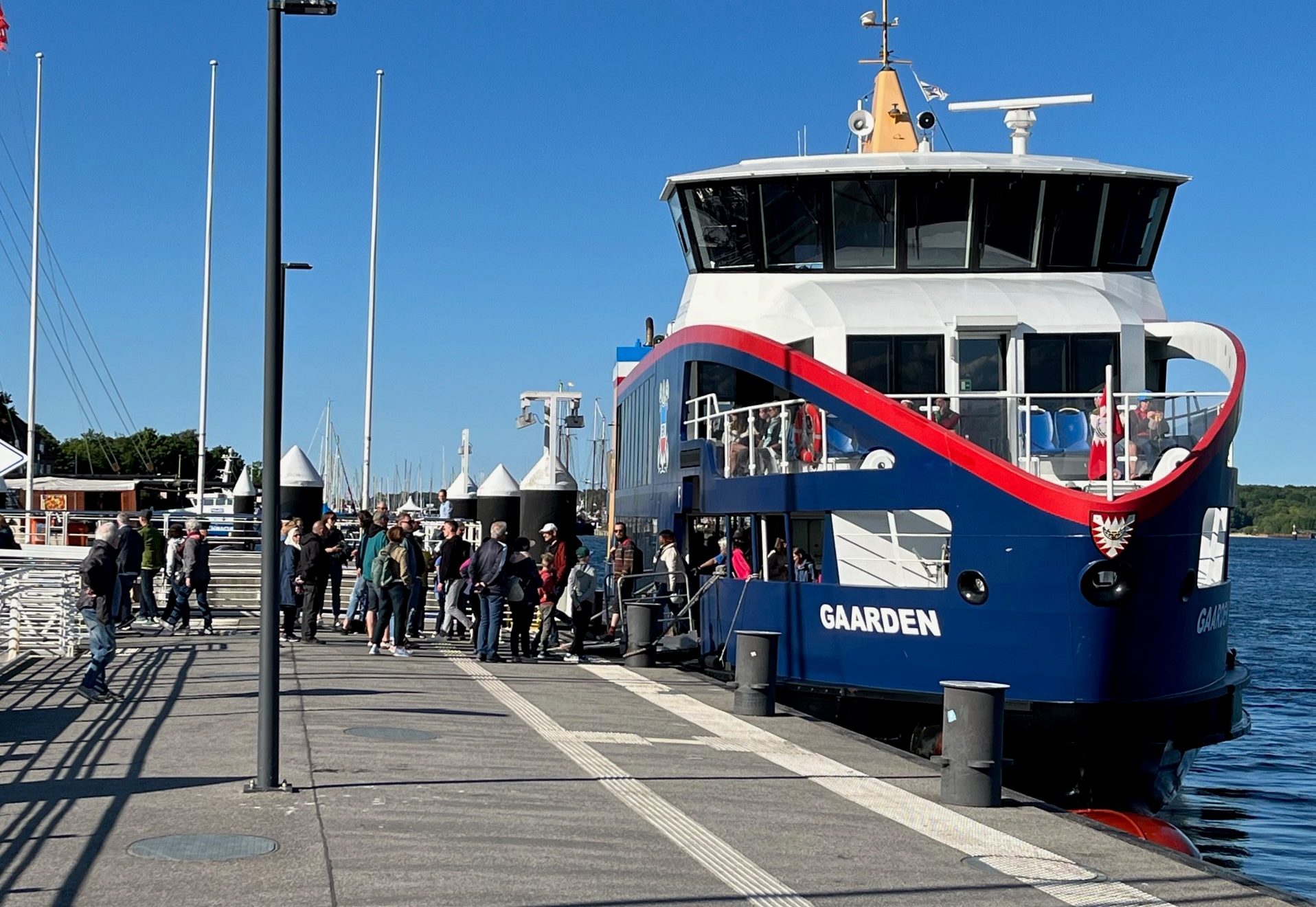 Fördefähre "Gaarden" am Anleger Reventlou